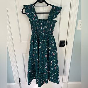 Hill House Home Ellie Nap Dress in Moody Floral Poplin size XS